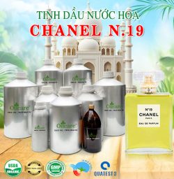 Tinh dầu nước hoa gốc chanel N.19 bán sỉ buôn lít kg rẻ mua ở đâu