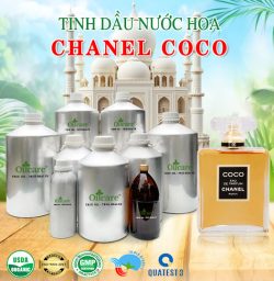 Tinh dầu nước hoa gốc chanel coco bán sỉ buôn lít kg rẻ mua ở đâu