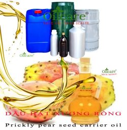Dầu hạt xương rồng prickly pear seed oil bán lít kg buôn giá sỉ