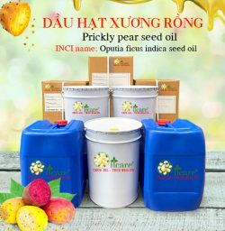 Dầu hạt xương rồng prickly pear seed oil bán lít kg buôn giá sỉ