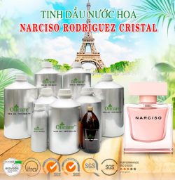 Tinh dầu nước hoa gốc Narciso Rodriguez Cristal bán sỉ theo lít buôn kg rẻ mua ở đâu