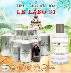 Tinh dầu nước hoa gốc LE LABO 31 bán buôn theo lít giá sỉ rẻ